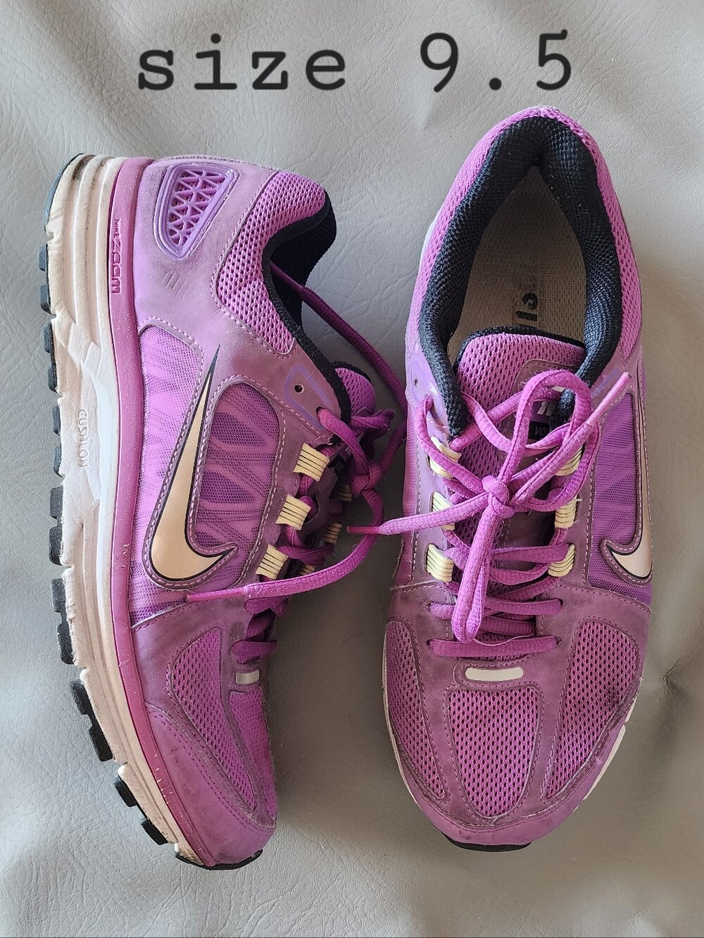 Nike Women’s Pink/Purple Lace-Up Running Shoes